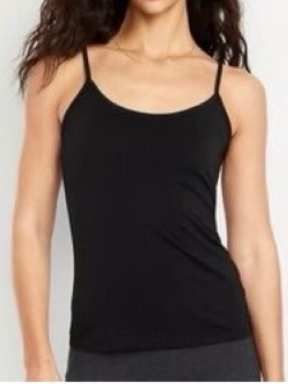 Old Navy First Layer Women’s Black Adjustable Scoop Camisole